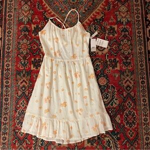 Nordstrom sundress size xs  adjustable straps tie in the back